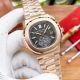 Faux Patek Philippe Nautilus 5980 Watches 42 Rose Gold Chocolate Dial (4)_th.jpg